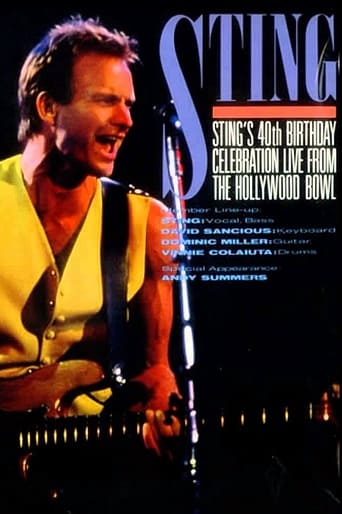 Poster of Sting's 40th Birthday Celebration: Live from the Hollywood Bowl