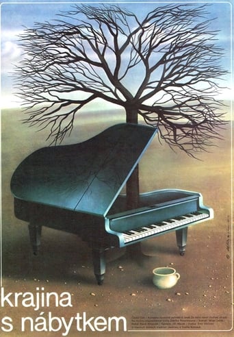 Poster of Landscape with Furniture