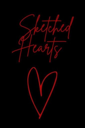 Sketched Hearts Poster of Sketched Hearts