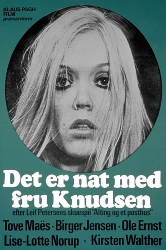 Poster of Det er nat med fru Knudsen
