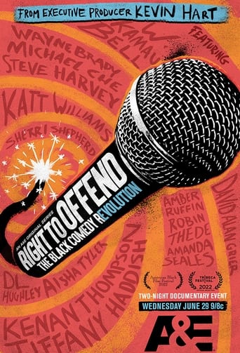 Poster of Right to Offend: The Black Comedy Revolution