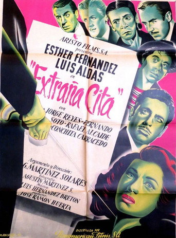 Extraña cita Poster of Extraña cita