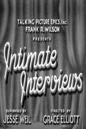 Poster of Intimate Interviews: Walter Huston