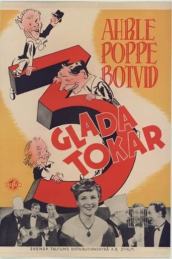 Poster of Tre glada tokar
