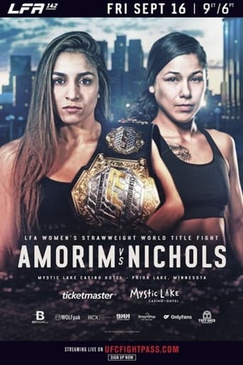 Poster of LFA 142: Amorim vs. Nichols
