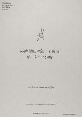 Poster of Sometimes i don't know where the sun