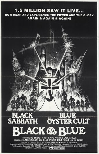 Poster of Black Sabbath & Blue Öyster Cult: Black and Blue