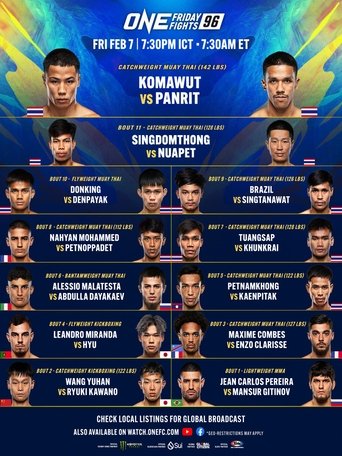 Poster of ONE Friday Fights 96: Komawut vs. Panrit 2