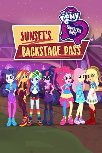 Poster of My Little Pony: Equestria Girls - Sunset's Backstage Pass