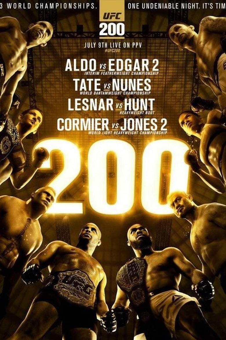 Poster of UFC 200: Tate vs. Nunes