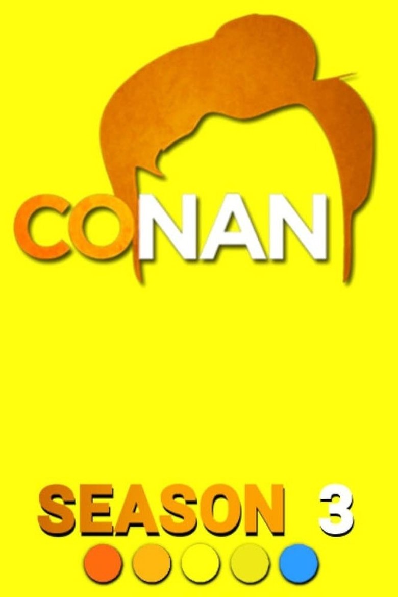 Poster of Cast and Crew in Conan - The Announcer Who Repeated Himself. The Announcer Who Repeated Himself. (Season 3 - Episode 101) - The Announcer Who Repeated Himself. The Announcer Who Repeated Himself.