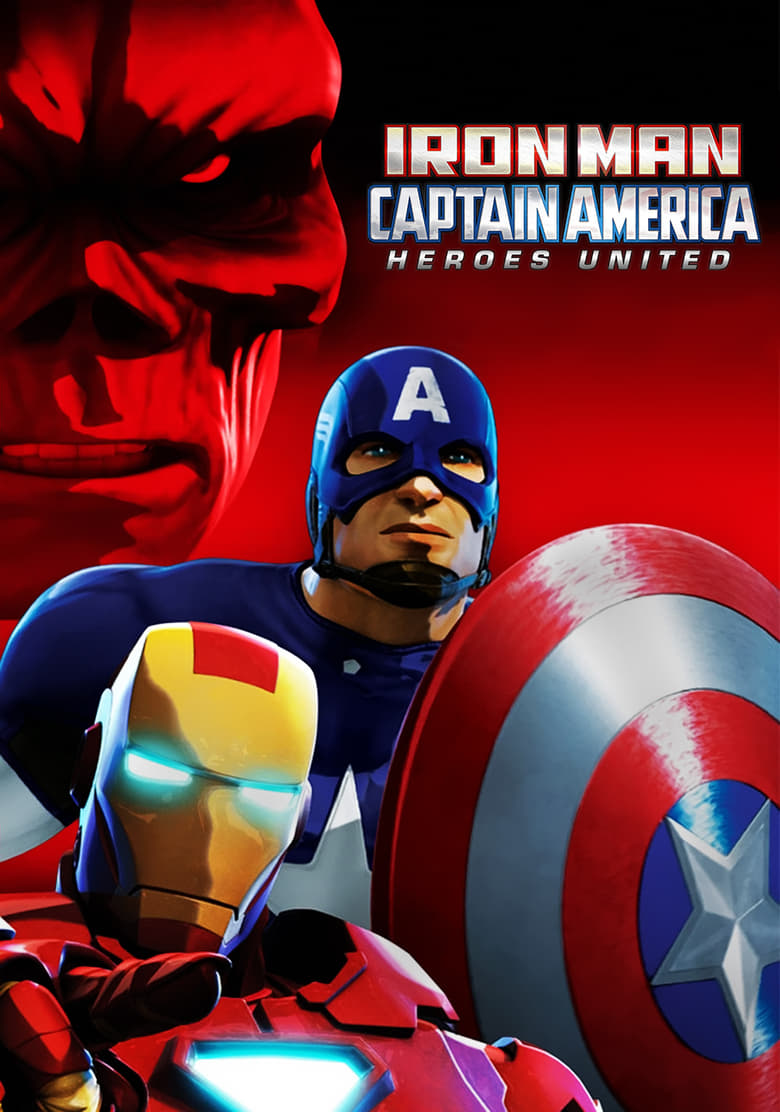 Poster of Iron Man & Captain America: Heroes United