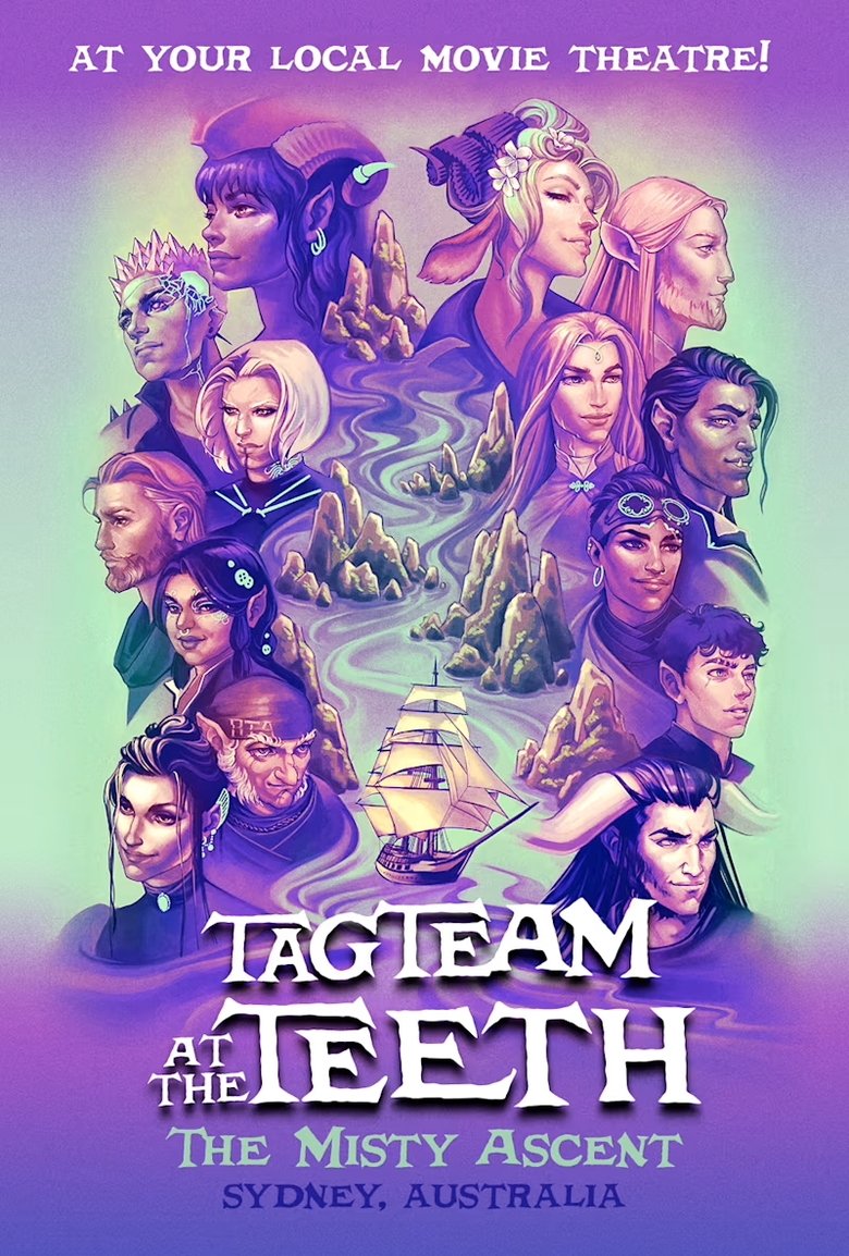 Poster of Critical Role Live: Tag Team at the Teeth – The Misty Ascent