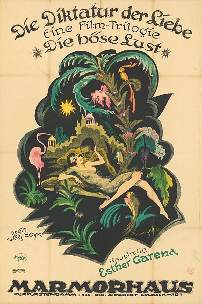Poster of Die Diktatur der Liebe. 1. Die böse Lust