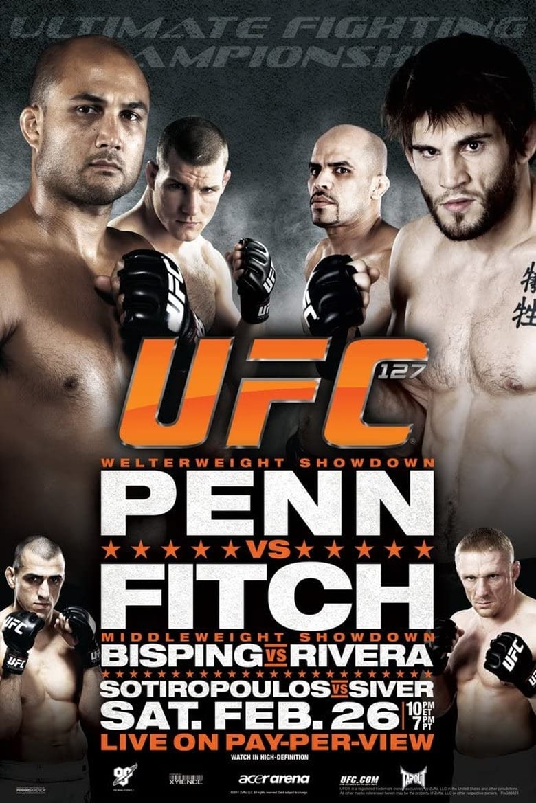 Poster of UFC 127: Penn vs. Fitch