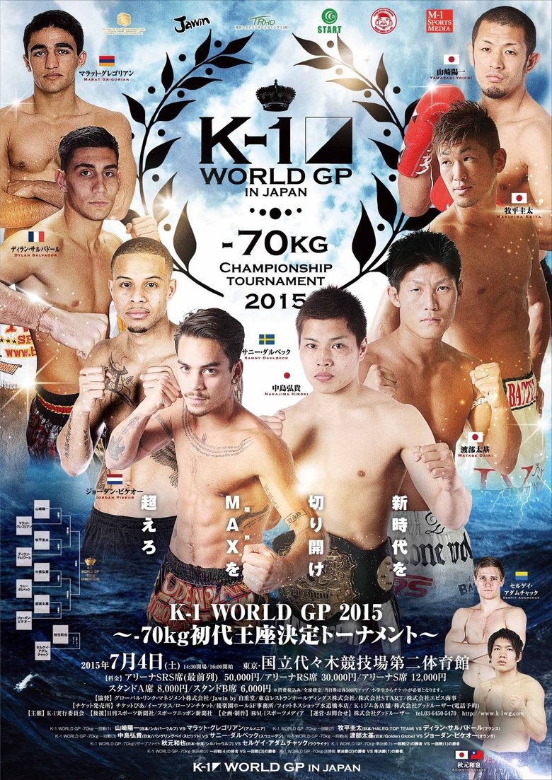 Poster of K-1 WORLD GP 2015: 70kg Championship Tournament