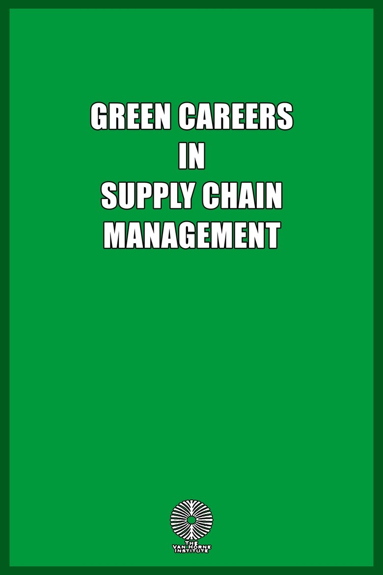 Poster of Green Careers in Supply Chain Management