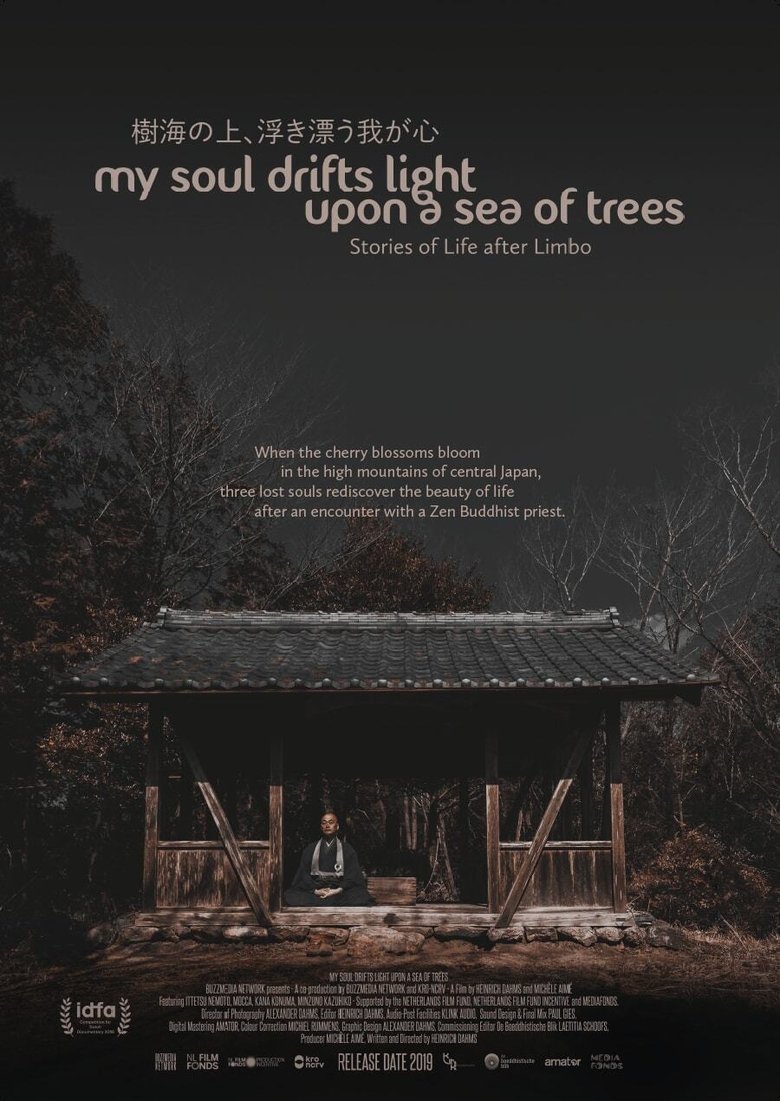 Poster of My Soul Drifts Light Upon a Sea of Trees