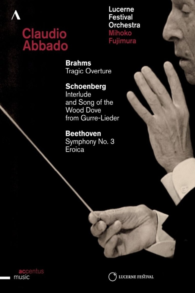 Poster of Claudio Abbado conducts Brahms, Schoenberg & Beethoven - Lucerne Festival Opening Concert