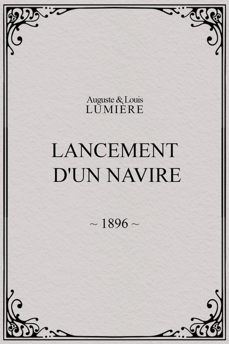 Poster of Lancement d'un navire