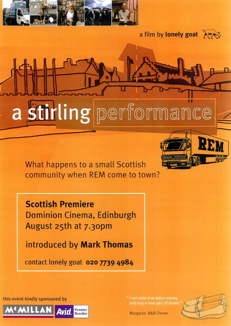 Poster of R.E.M.: A Stirling Performance