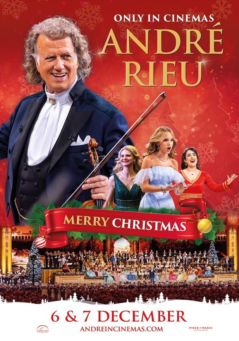 Poster of André Rieu’s 2025 Christmas Concert: Merry Christmas