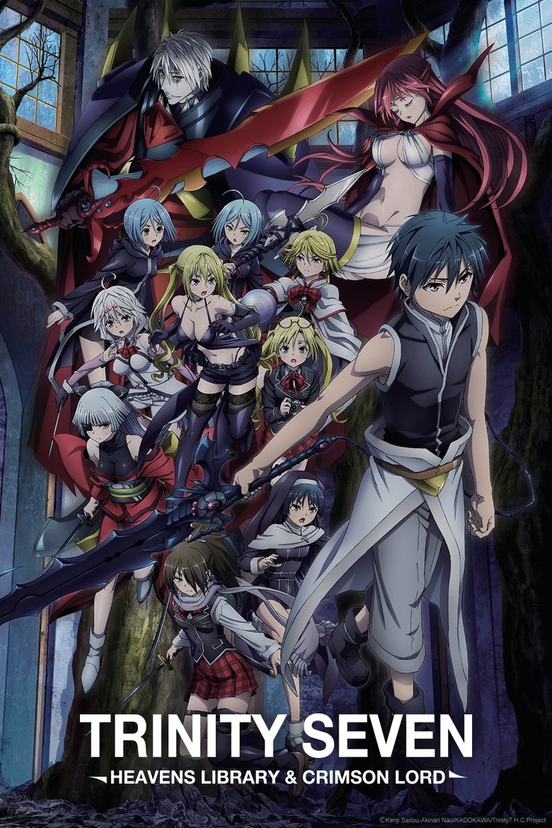 Poster of Trinity Seven: Heaven's Library & Crimson Lord
