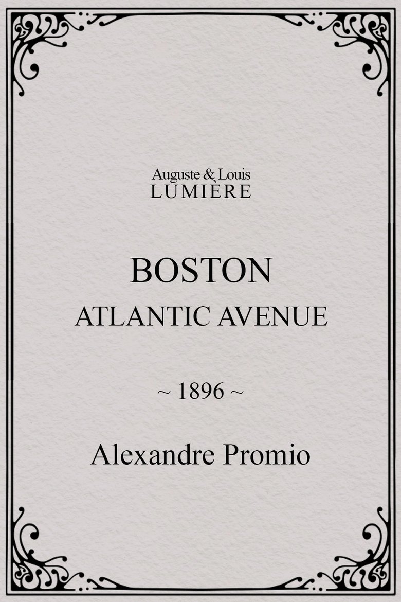 Poster of Boston, Atlantic avenue