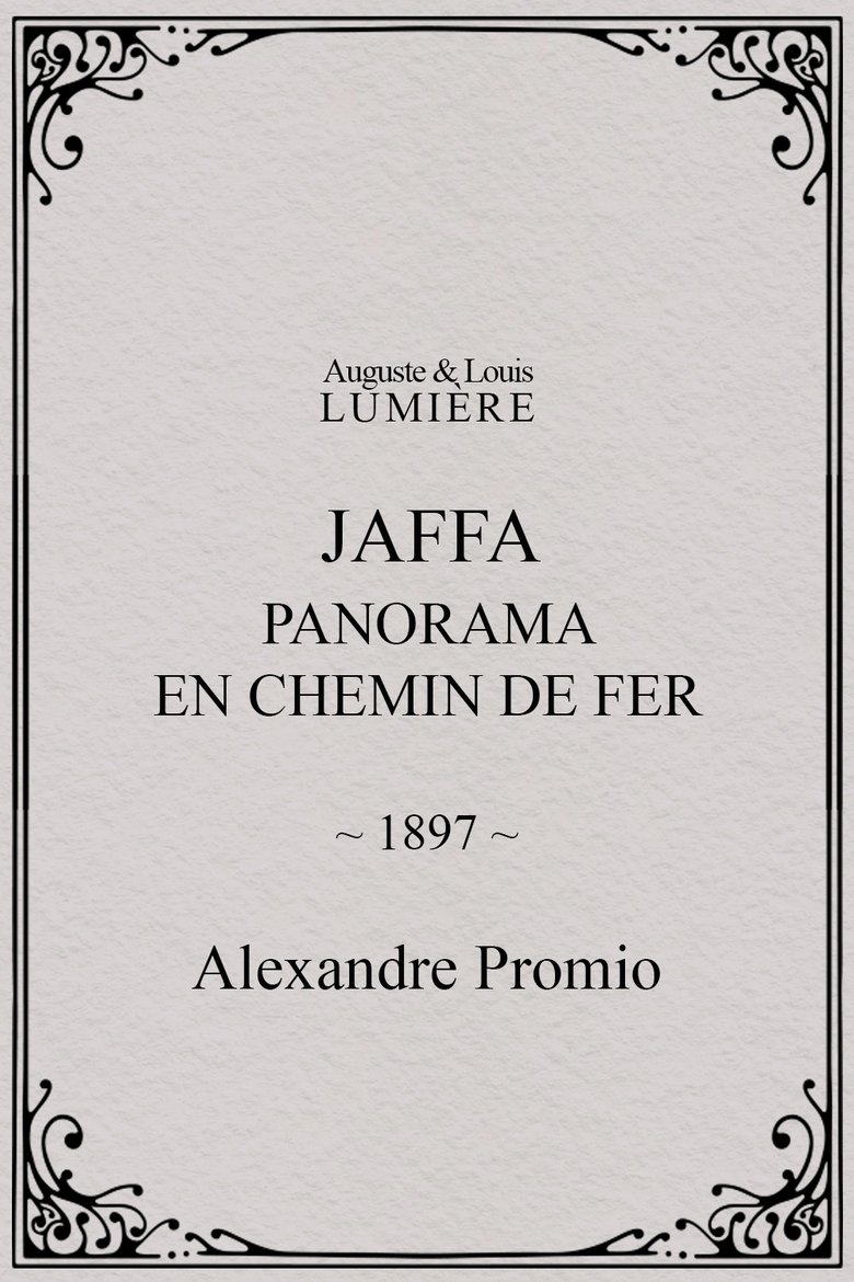 Poster of Jaffa : panorama en chemin de fer