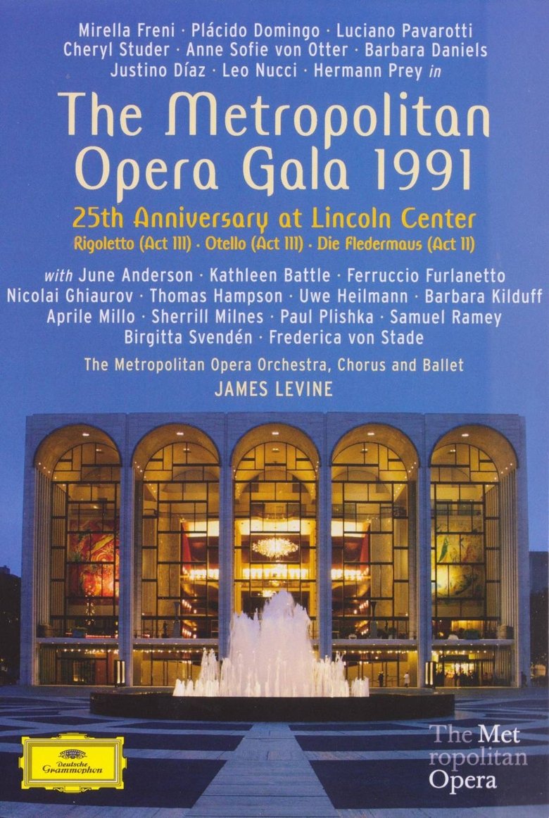 Poster of The Metropolitan Opera Gala 1991