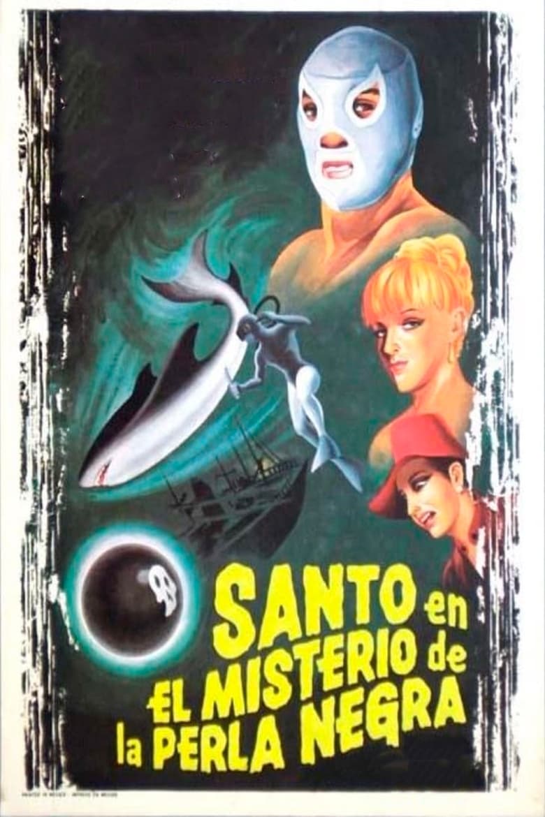 Poster of Santo in the Mystery of the Black Pearl