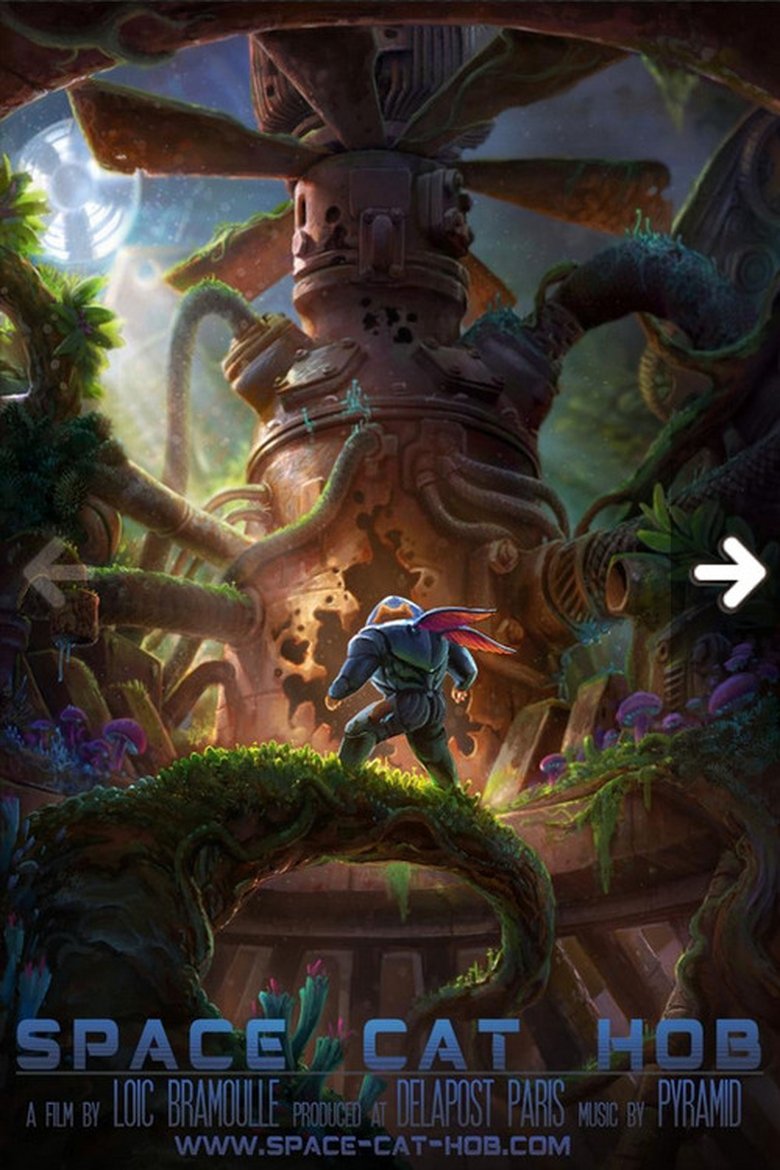 Poster of Space Cat Hob