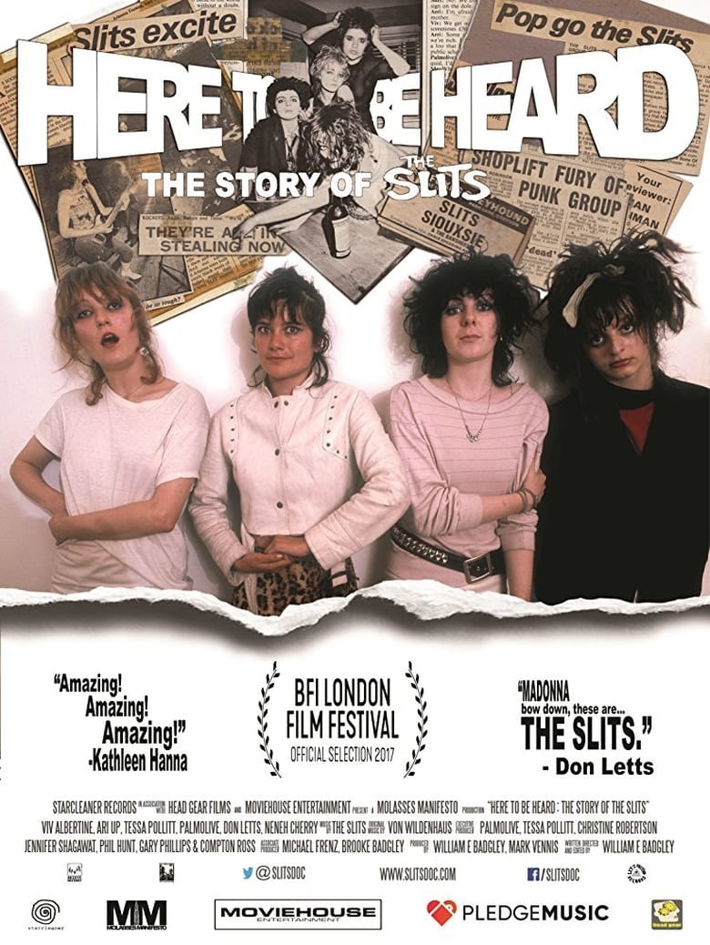 Poster of Here to be Heard: The Story of The Slits