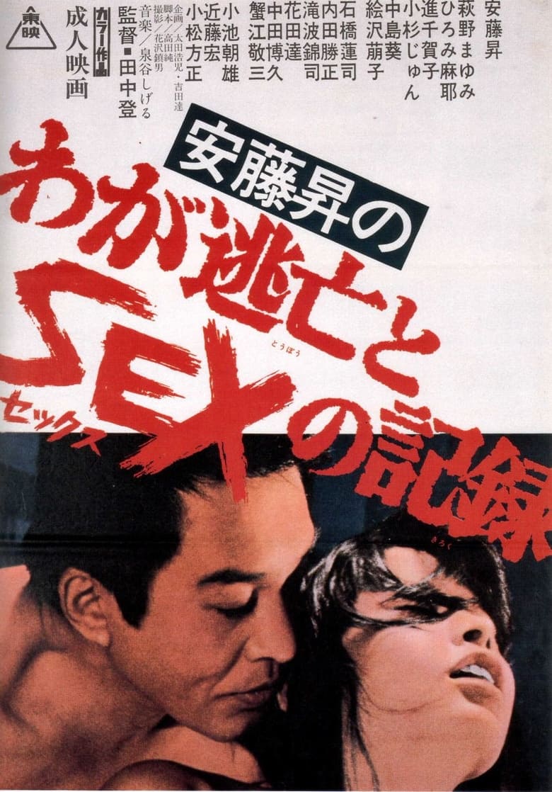 Poster of Noboru Ando's Chronicle of Fugitive Days and Sex