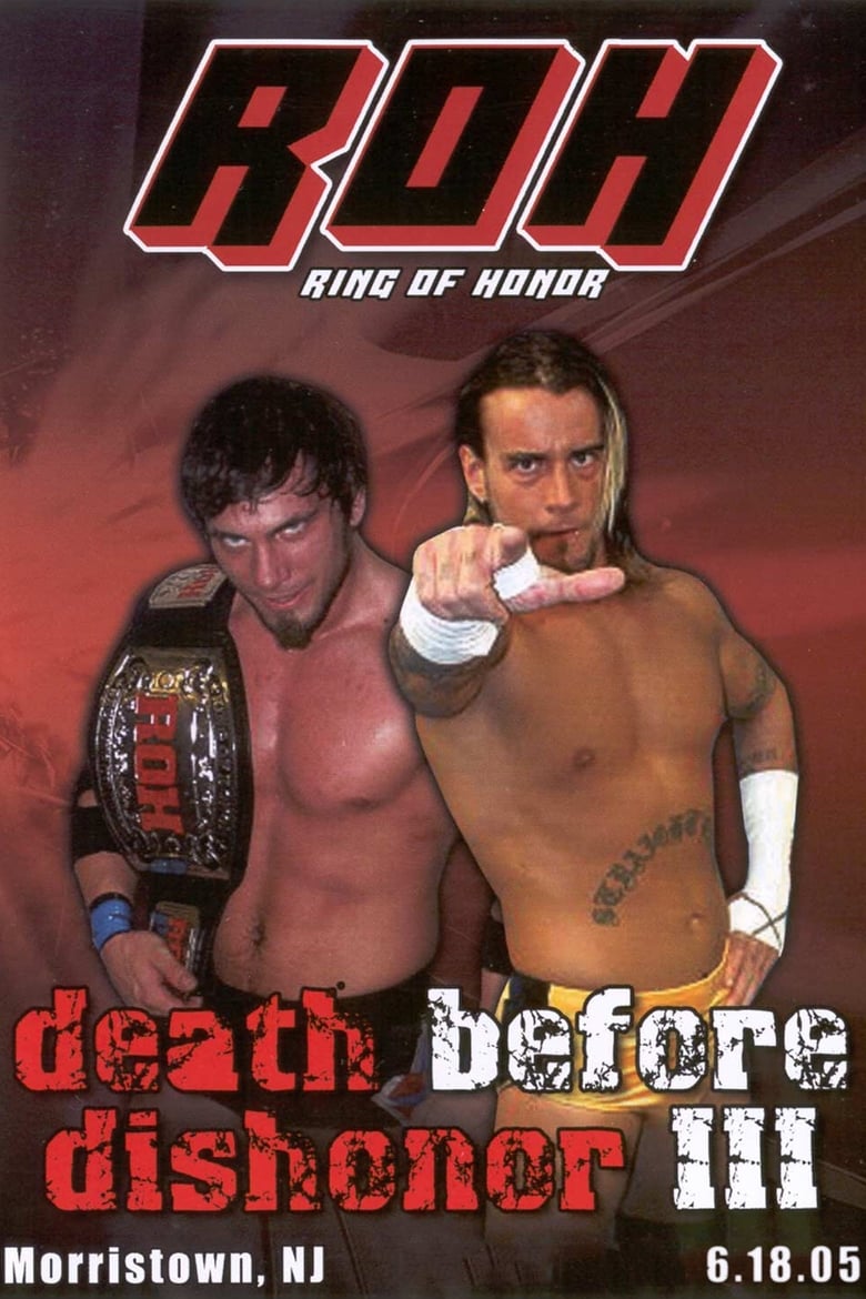 Poster of ROH: Death Before Dishonor III