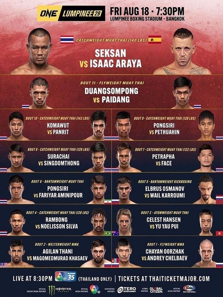 Poster of ONE Friday Fights 29: Saeksan vs. Araya