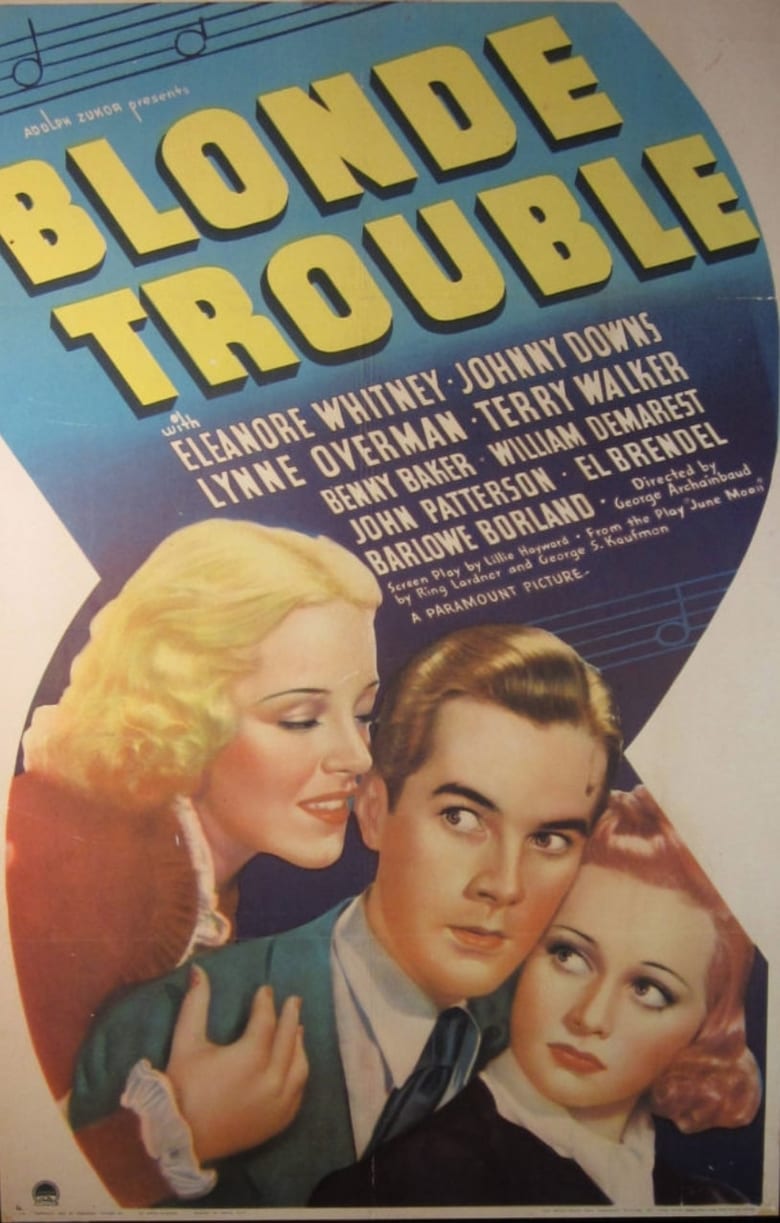 Poster of Blonde Trouble