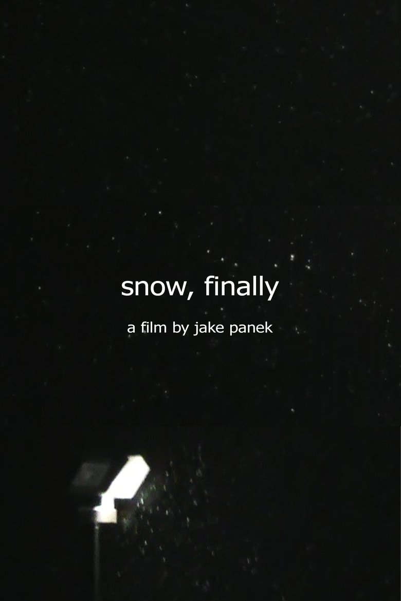 Poster of snow, finally