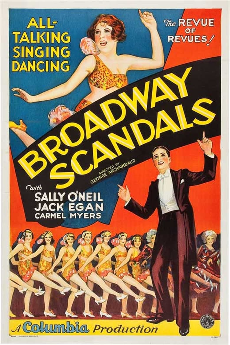 Poster of Broadway Scandals