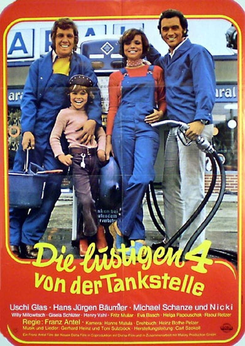 Poster of Die lustigen Vier von der Tankstelle