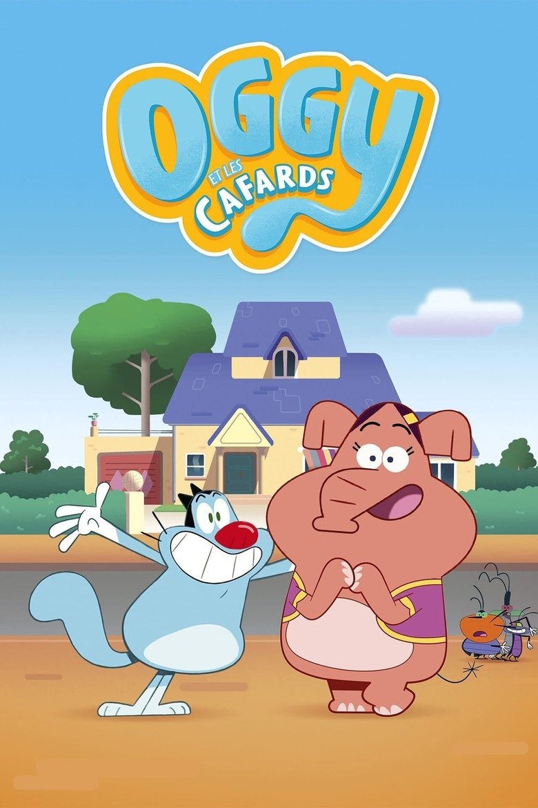 Poster of Cast and Crew in Oggy And The Cockroaches - Paint and Suffering (Season 8 - Episode 42) - Paint and Suffering