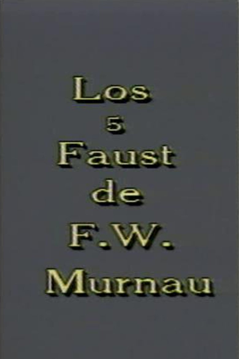 Poster of Los 5 Faust de F. W. Murnau