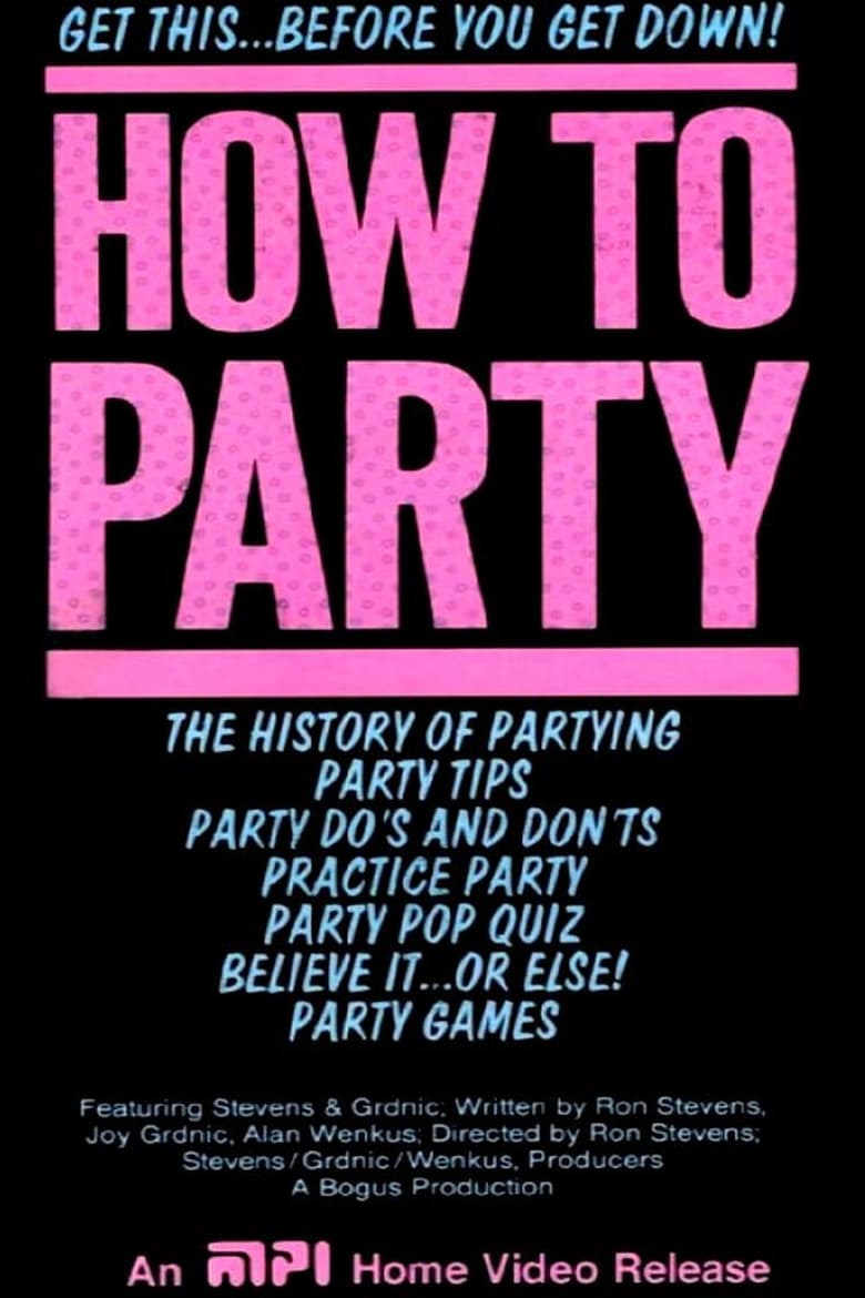 Poster of How To Party