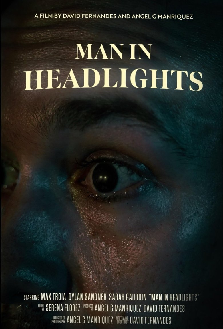 Poster of Man in Headlights