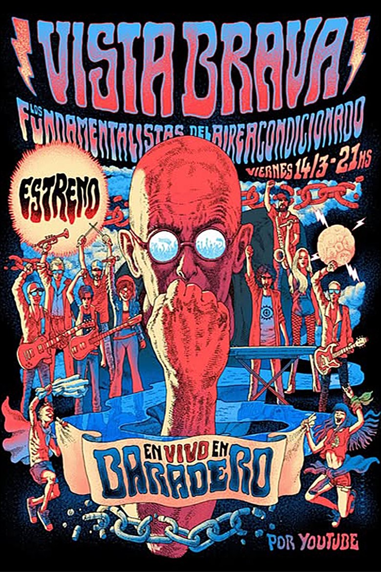 Poster of Los Fundamentalistas del Aire Acondicionado - Vista brava en vivo en Baradero