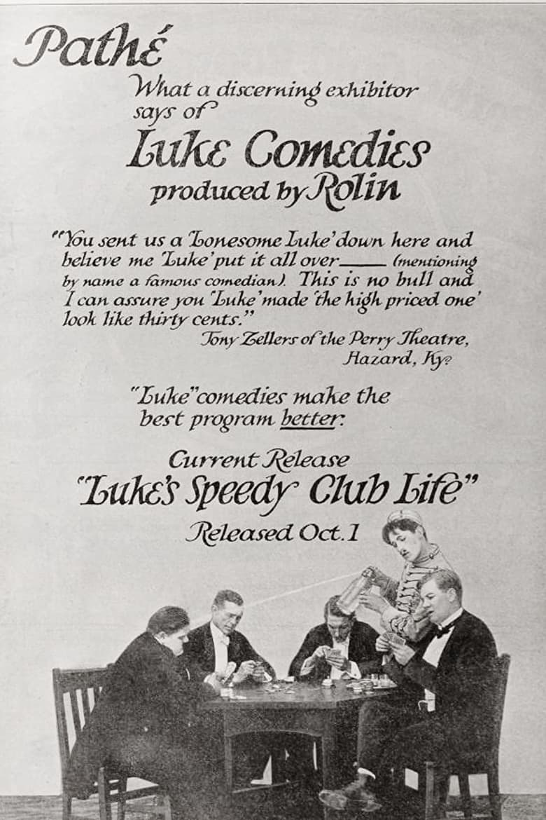 Poster of Luke's Speedy Club Life