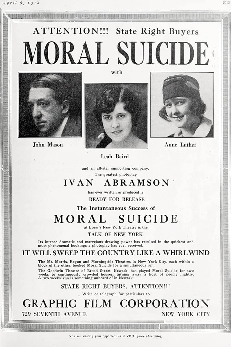 Poster of Moral Suicide