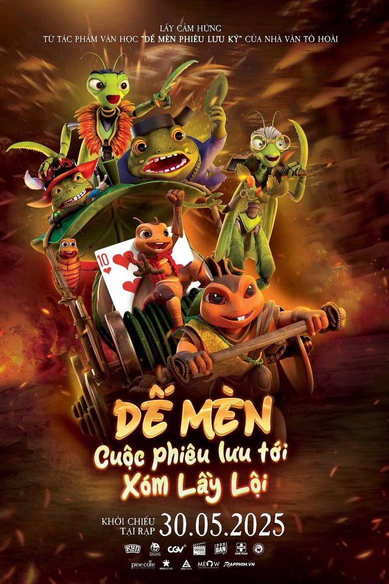 Poster of Dế Mèn: Cuộc Phiêu Lưu Tới Xóm Lầy Lội
