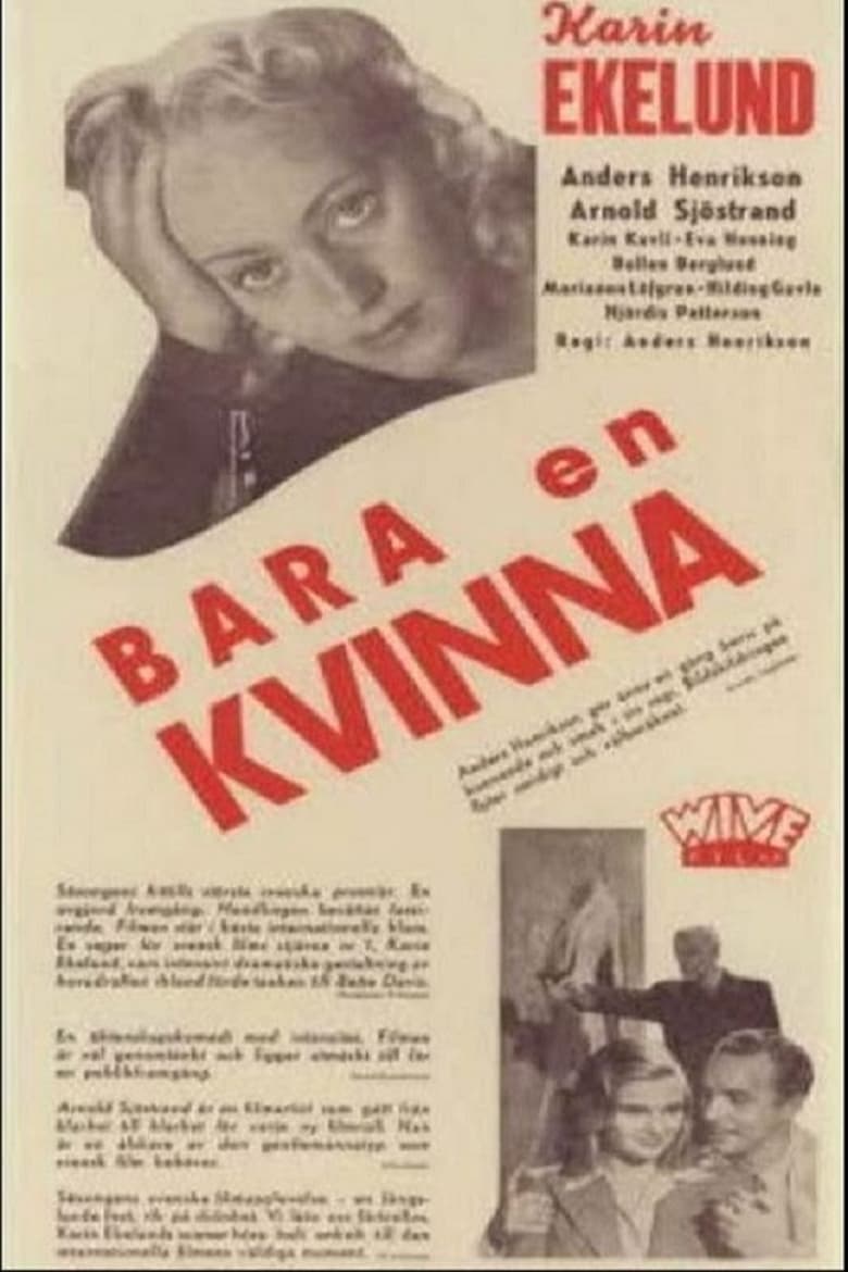 Poster of Bara en kvinna