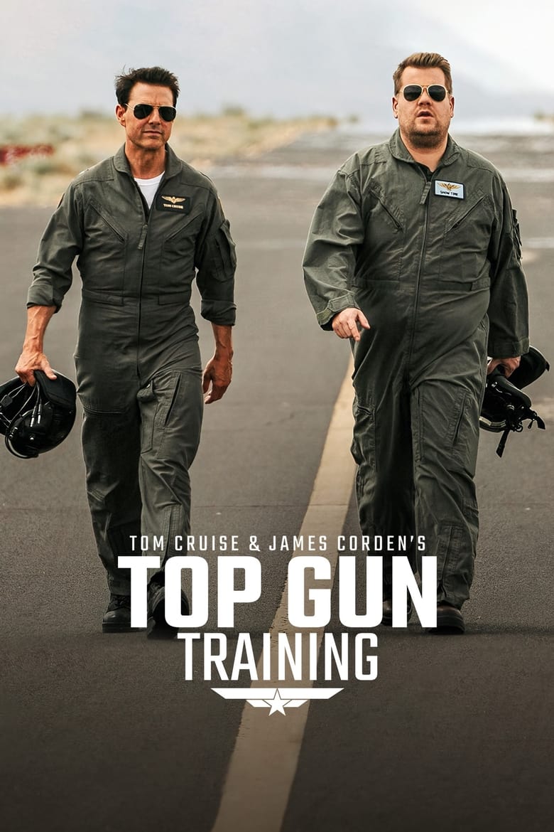 Poster of James Corden's Top Gun Training with Tom Cruise
